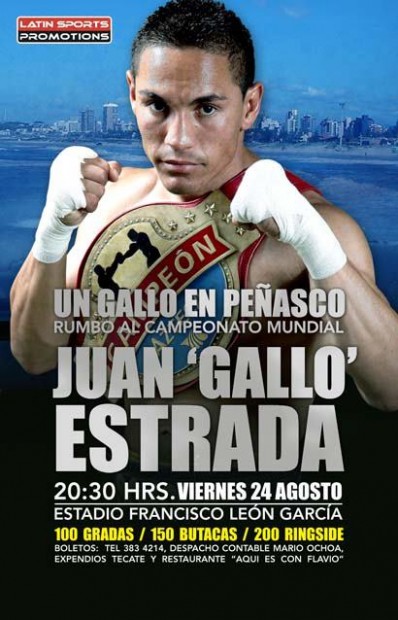 gallito-estrada-ago-2012-398x620 Juan "El Gallo" Estrada to box in front of home crowd Aug. 24