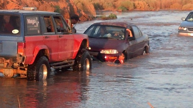 penasco-caborca-water-620x349 Road operative due to rising water along Peñasco – Caborca Highway