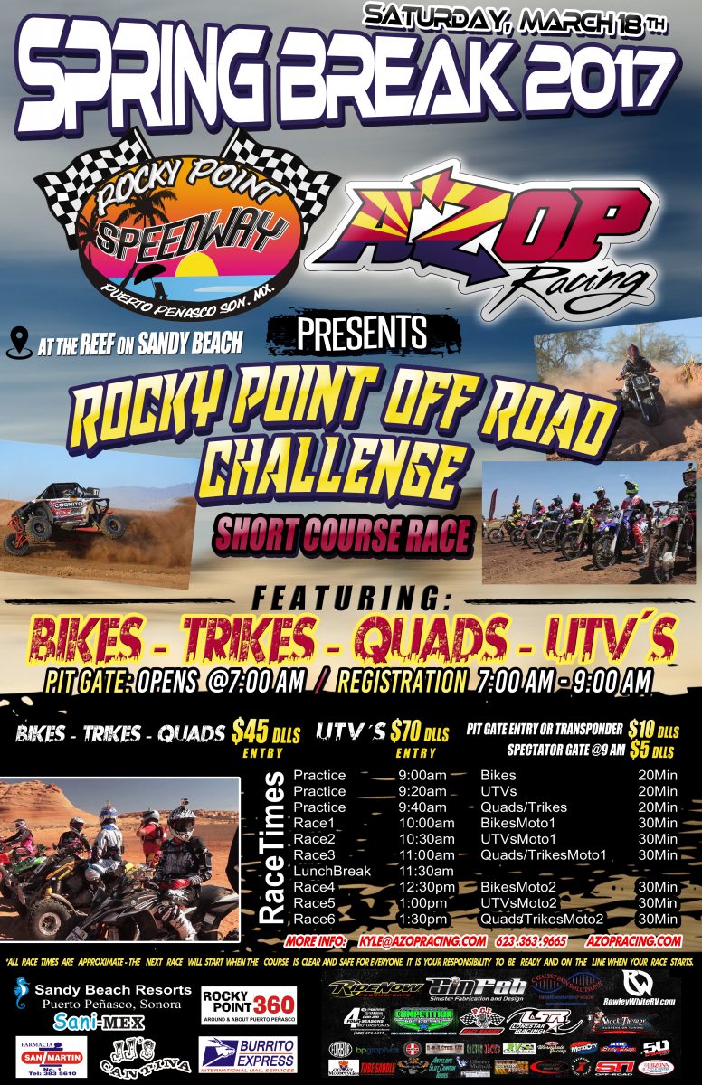 poster-azop-speedway-776x1200 RP SB2017.  Rocky Point Weekend Rundown!