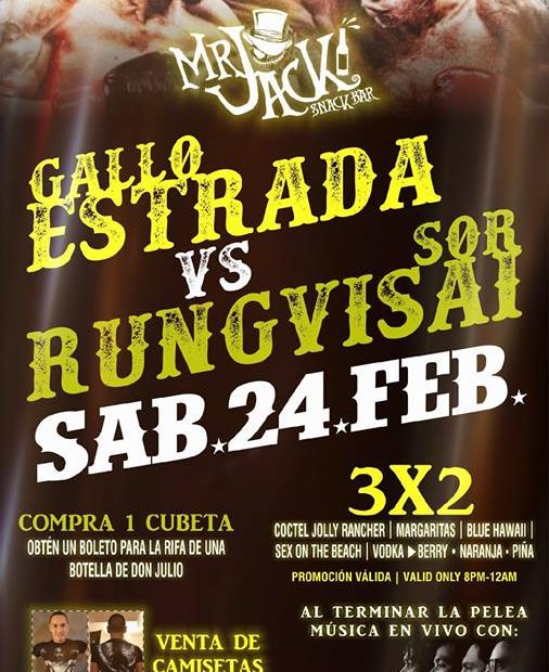 gallo-mrjack-calle13-506x620 ¡Estrada vs. Rungvisai 24 de febrero!