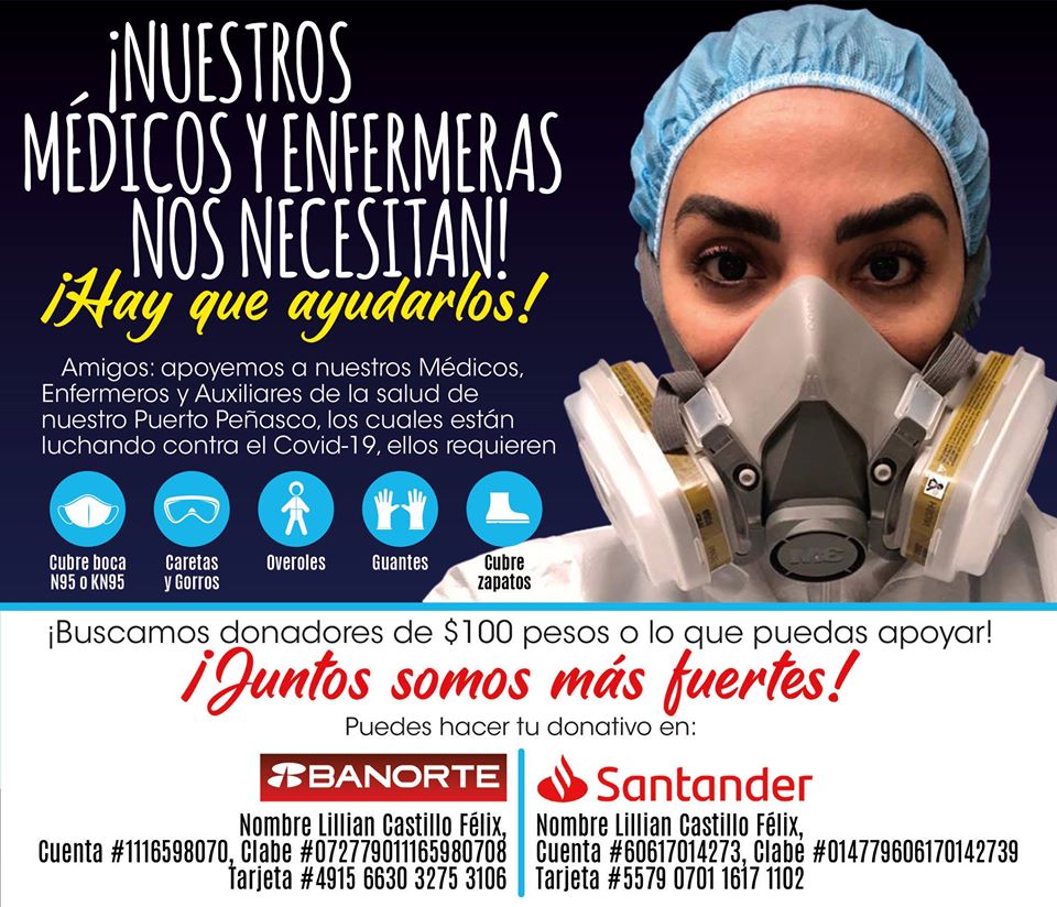 penasco-nos-necesita “Peñasco nos Necesita” helps address PPE needs