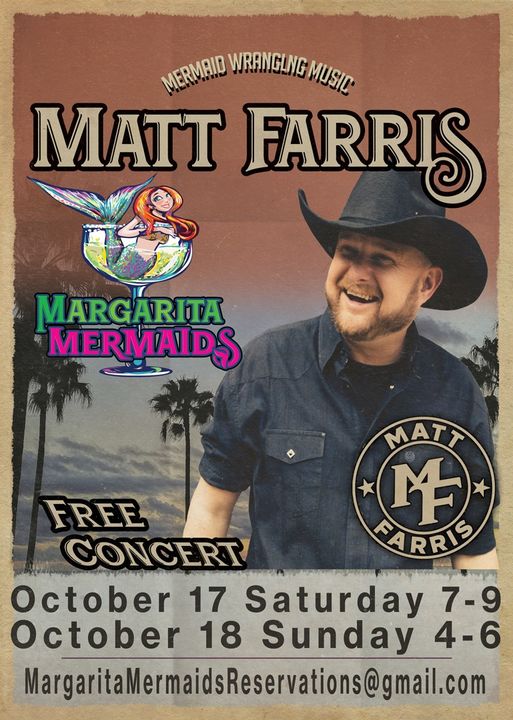 Matt-Farris-Margarita-Mermaids-Oct-2020 Love the Arts! Rocky Point Weekend Rundown!