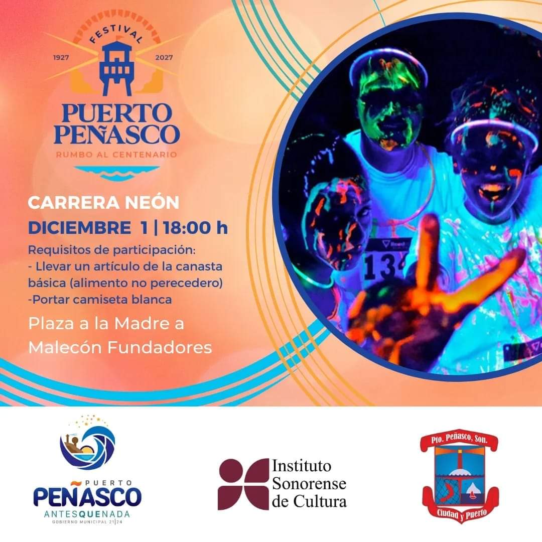 Carrera-Neon-Penasco-Centenario Peñasco Rumbo al Centenario Carrera Neon