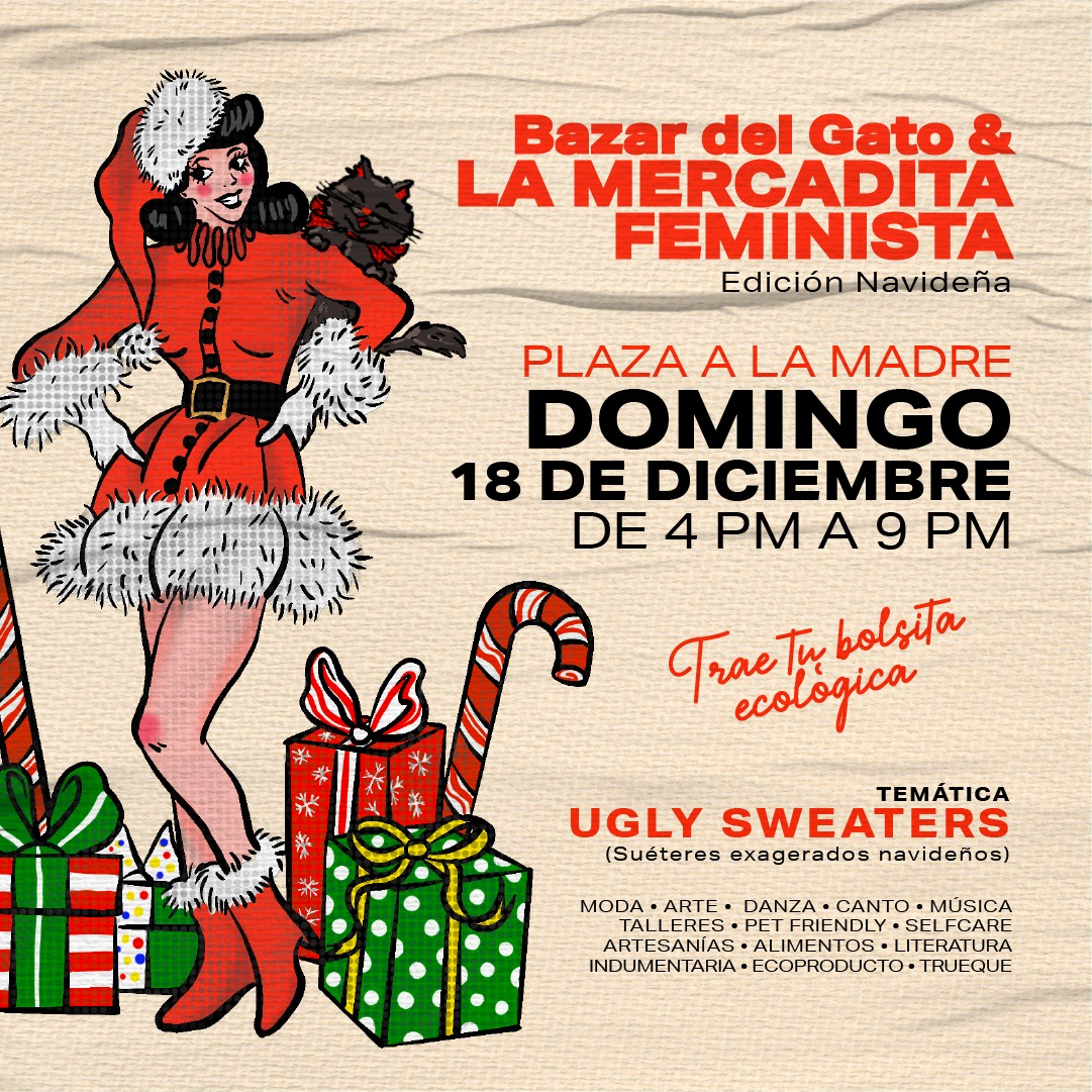 Mercadita-Feminista-December-22 Bazar del Gato y Mercadita Feminista