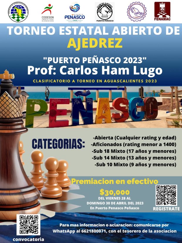 chess-espanol-2023-620x827 Puerto Peñasco Open Chess Tournament  April 28th-30th