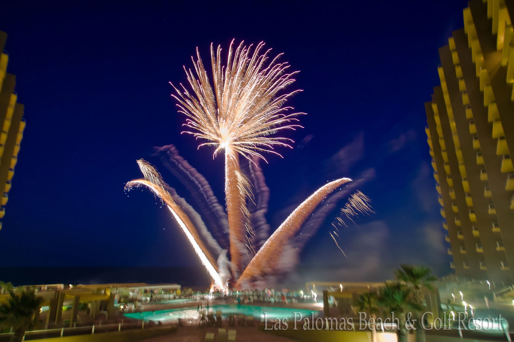 Fireworks on the beach 7/7! Rocky Point 360