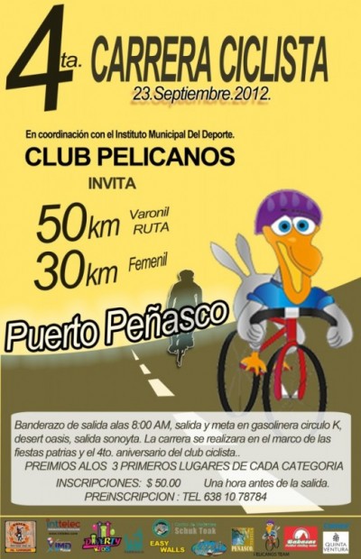 4ta-Carrera-Ciclista-400x620 Club Pelicanos 4th Cycling Race 9/23