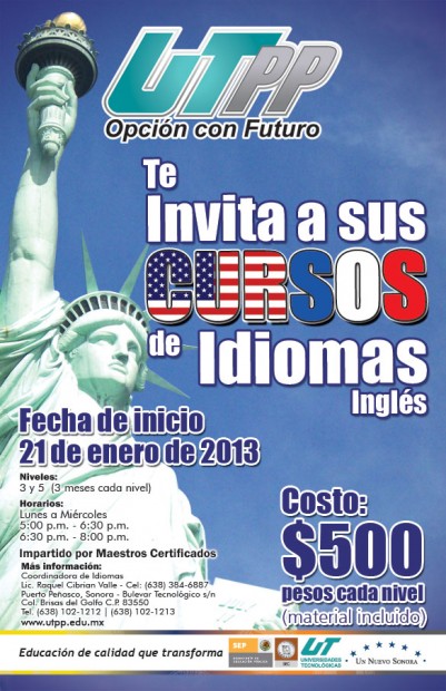 UTPP_PosterIdiomasEnero13-401x620 UTPP Invita a cursos de inglés