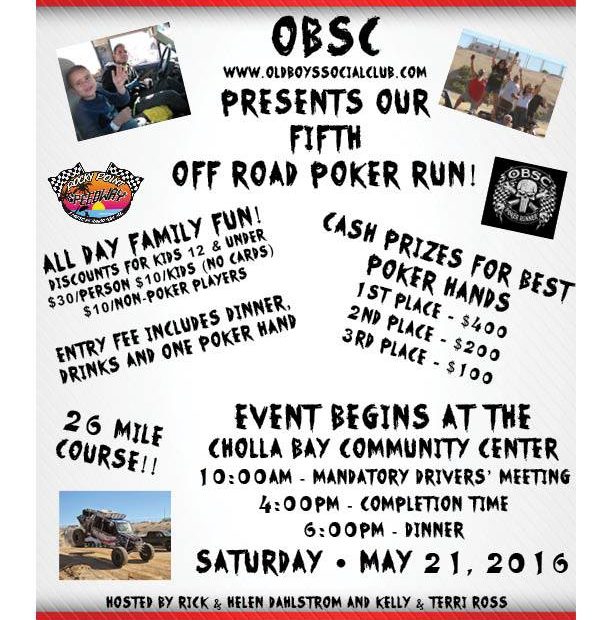 obsc-poker-run-may21-612x620 Off-road ready! Rocky Point Weekend Rundown!