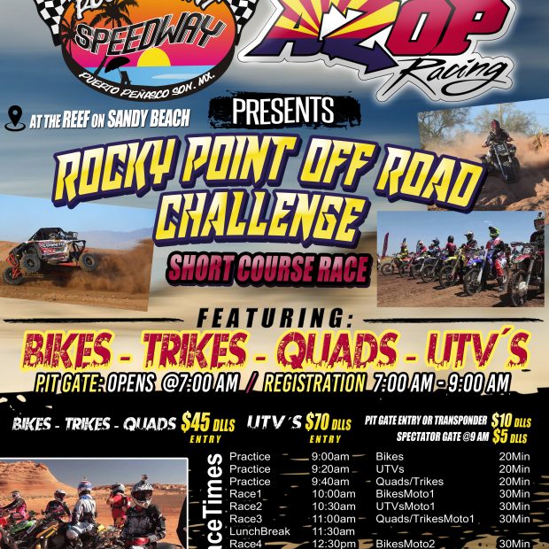 poster-azop-speedway-620x620 ¡Arriba las mujeres! Rocky Point Weekend Rundown