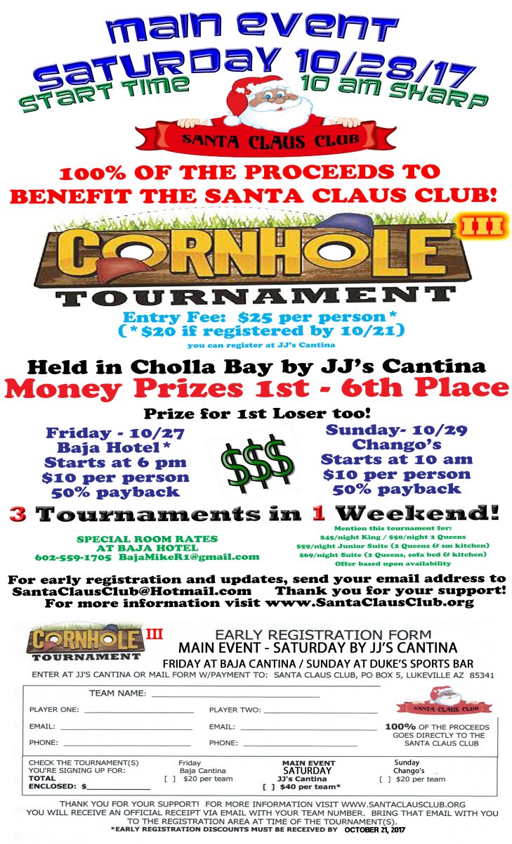 SCC-III-Tournament-w-reg-form-729x1200 The 3rd Santa Claus Club Cornhole Tournament Oct 27th - 29th!
