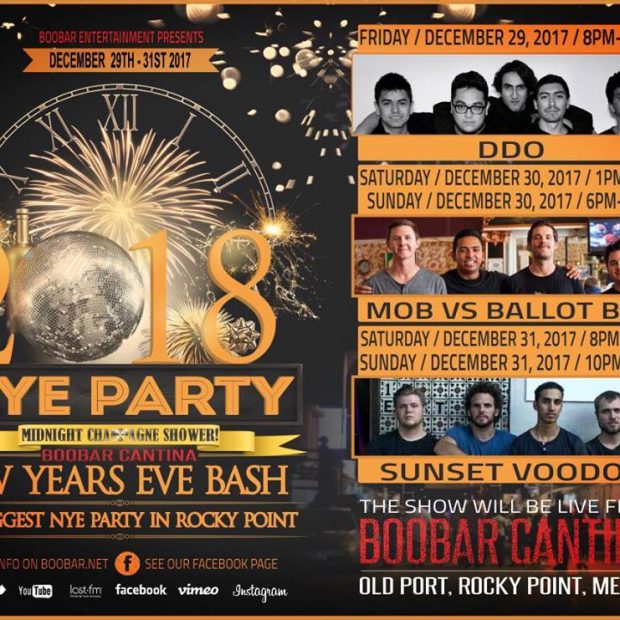 boobar-NYE-620x620 Where to go for Christmas & New Year's in Rocky Point 2017