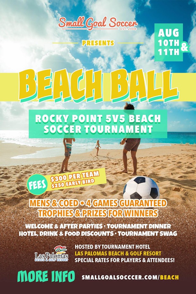 Small-Goal-beach-soccer-19 Save the Dates! Rocky Point Weekend Rundown!