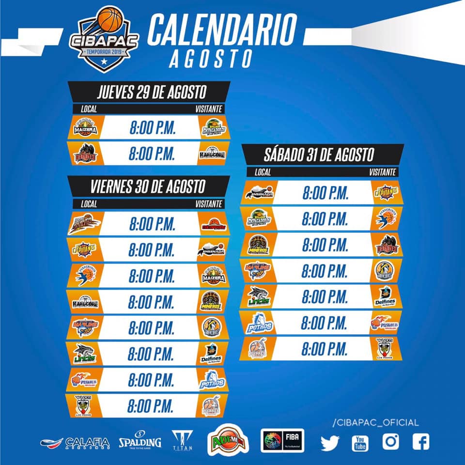 basketball-calendar-cibapac-2019 Pro Basketball in Puerto Peñasco - starting late August!