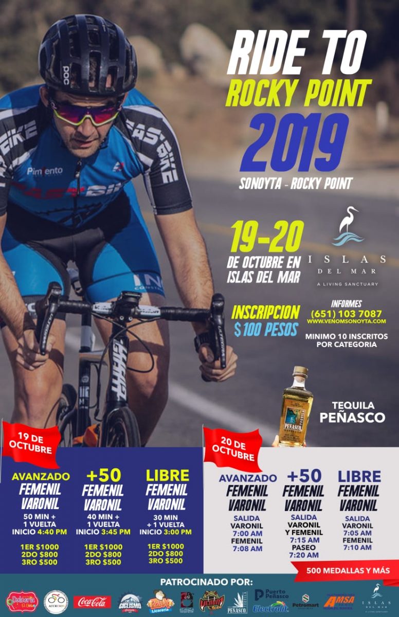 EVENTO-CICLICSTA-2019-776x1200 Color the town! Rocky Point Weekend Rundown!