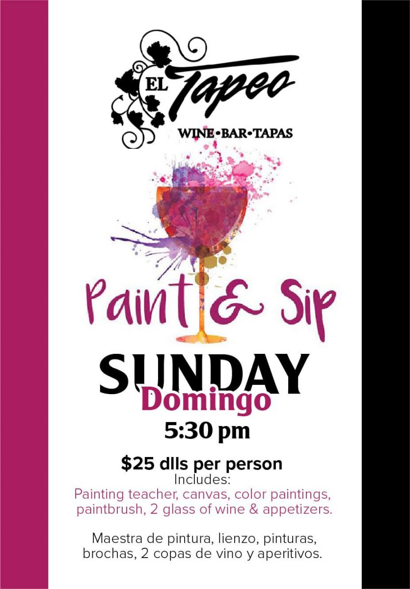 Paint-Sip-Club-Tapeo-Sundays-19-835x1200 Eat your art out! Rocky Point Weekend Rundown!
