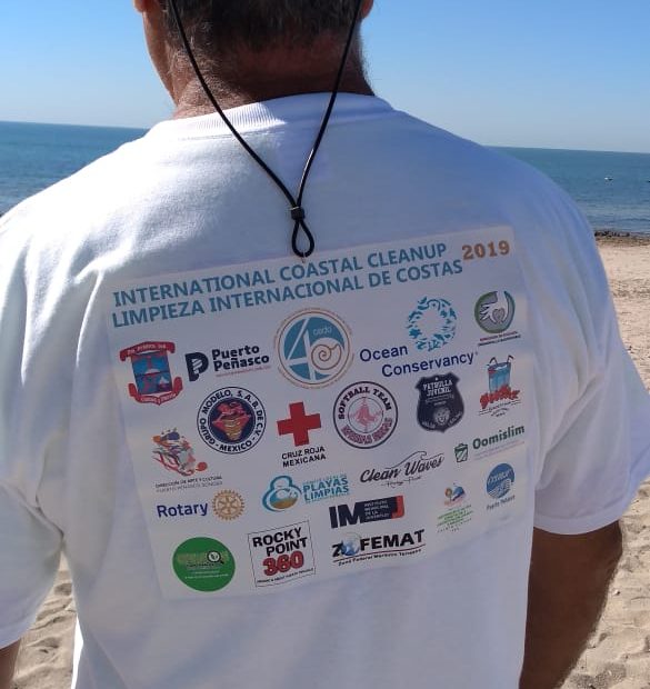 limpieza-oct-2019-2-585x620 2019 International Coastal Clean-up in Puerto Peñasco surpasses goals