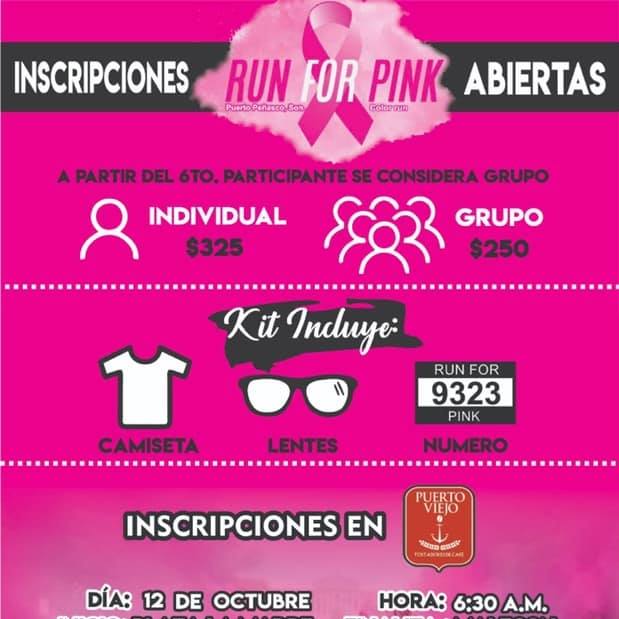 run-for-pink-registration Walk, Jog or Run  5K "Run for Pink" Oct. 12th!