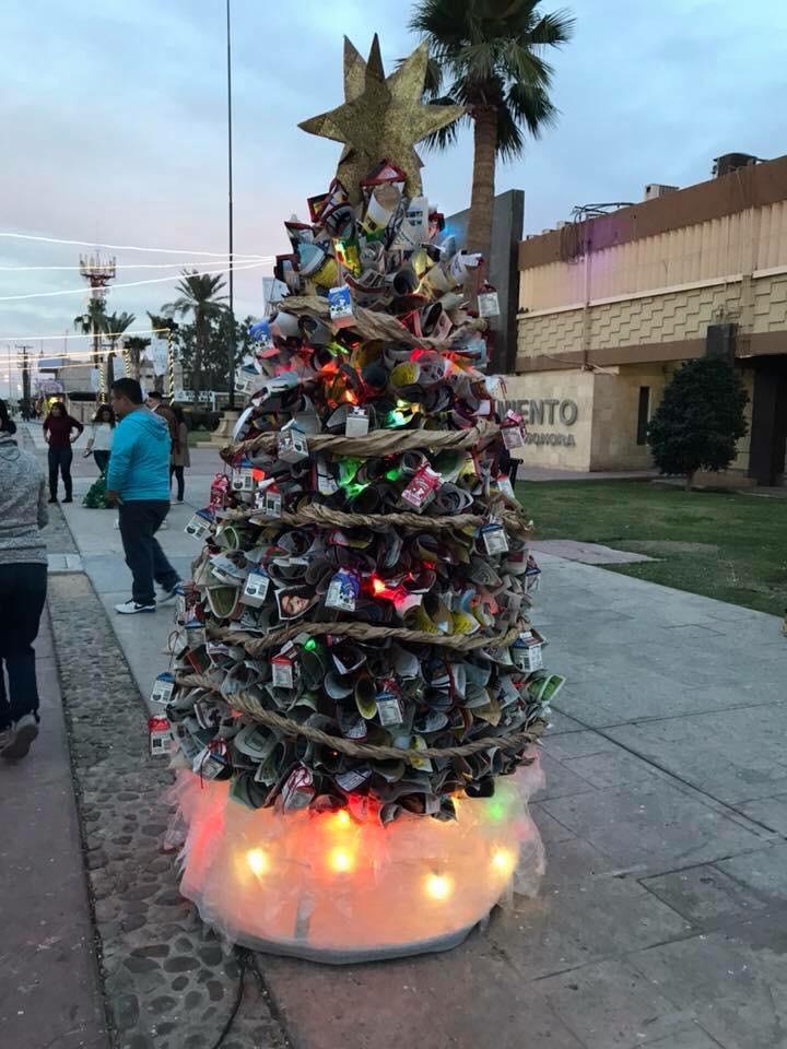 index-1 2019 Contest for Christmas Trees made from recycled materials