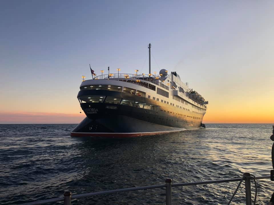 MV-Astoria-M-Snyder-sunset Astoria cruise ship put Puerto Peñasco and Sea of Cortez on the map