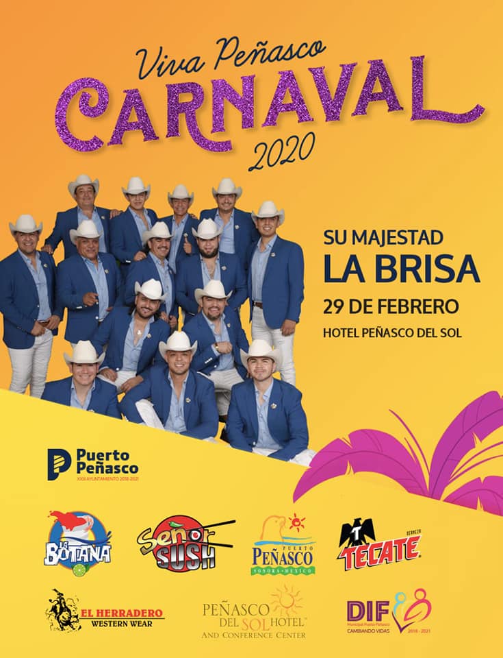 29-feb Viva Peñasco 2020 Carnaval Calendar