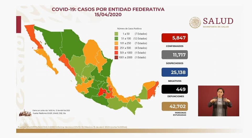 16-abril-covid-mexico Mexico extends Social Distancing measures through May 30th