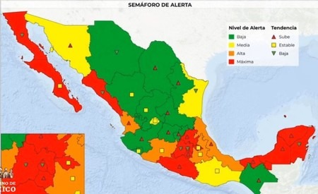 semaforo-alerta-mexico Mexico plans transition to "New Normal"