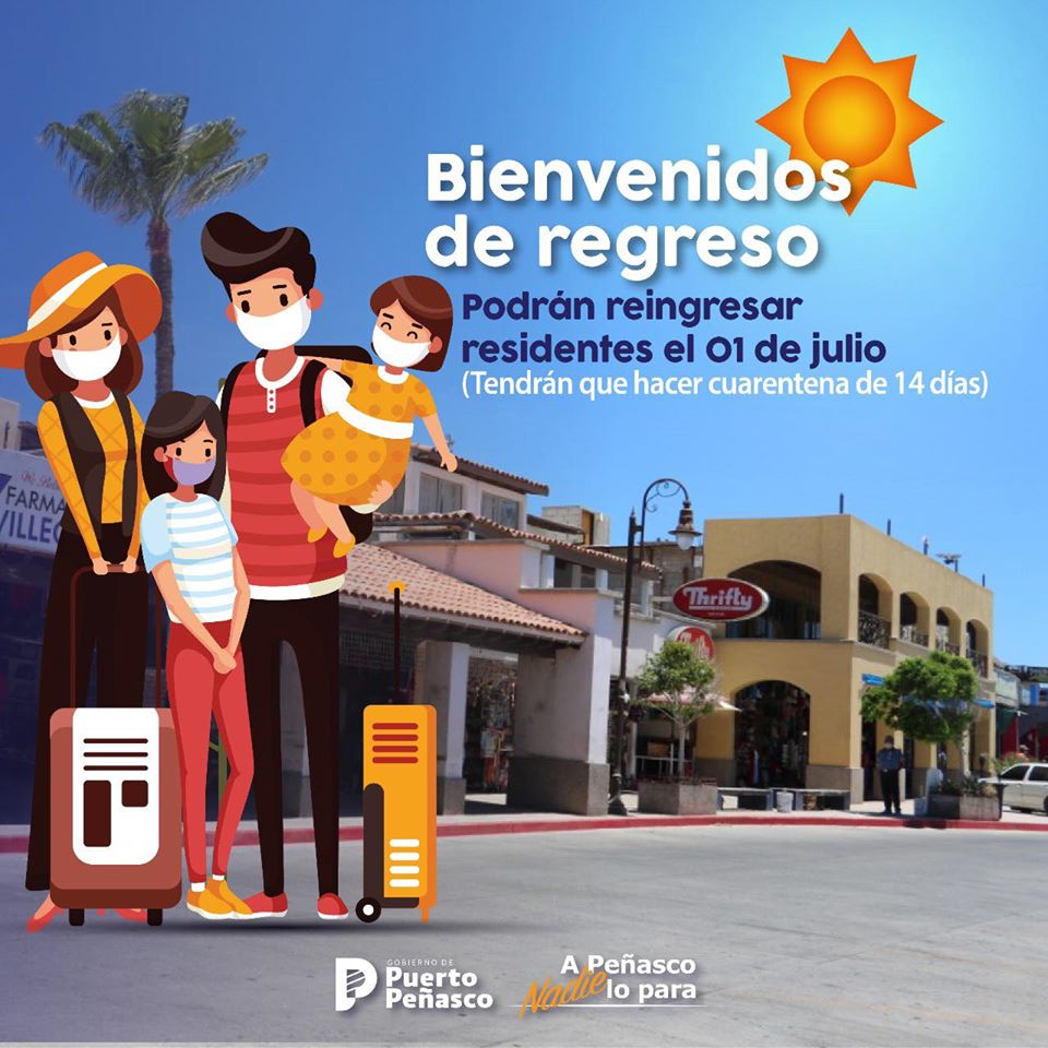 resident-return Puerto Peñasco welcomes residents and stresses joint responsibilities