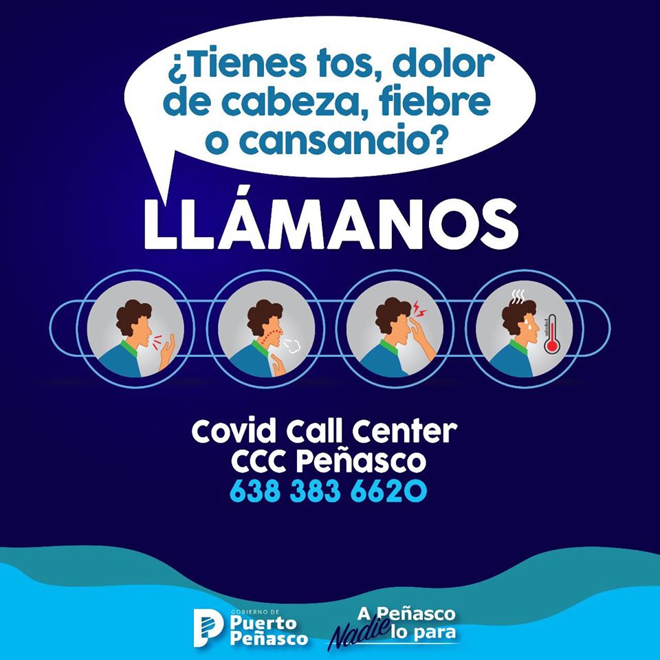 call-center-penasco Puerto Peñasco surpasses 100 confirmed cases of Covid-19 in nearly 4 months