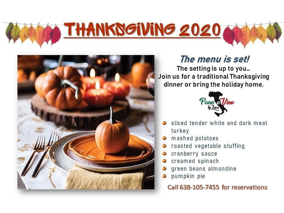 pane-vino Thanksgiving in Rocky Point 2020