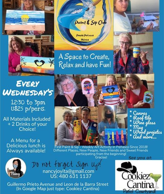 Paint-Sip-every-wednesday-526x620 May Rocky Point Rundown!