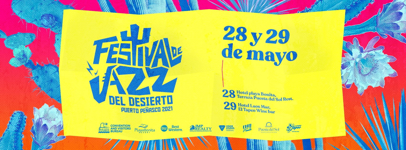 Festival-de-jazz-del-desierto-el-tapeo-mayo-28-y-29 Festival de Jazz del Desierto en Playa Bonita y El Tapeo