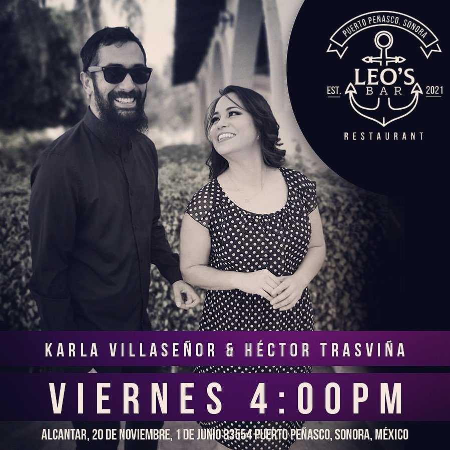 Karla-y-Hector-Leos-Bar Karla Villaseñor & Hector Trasviña live @ Leo's Bar