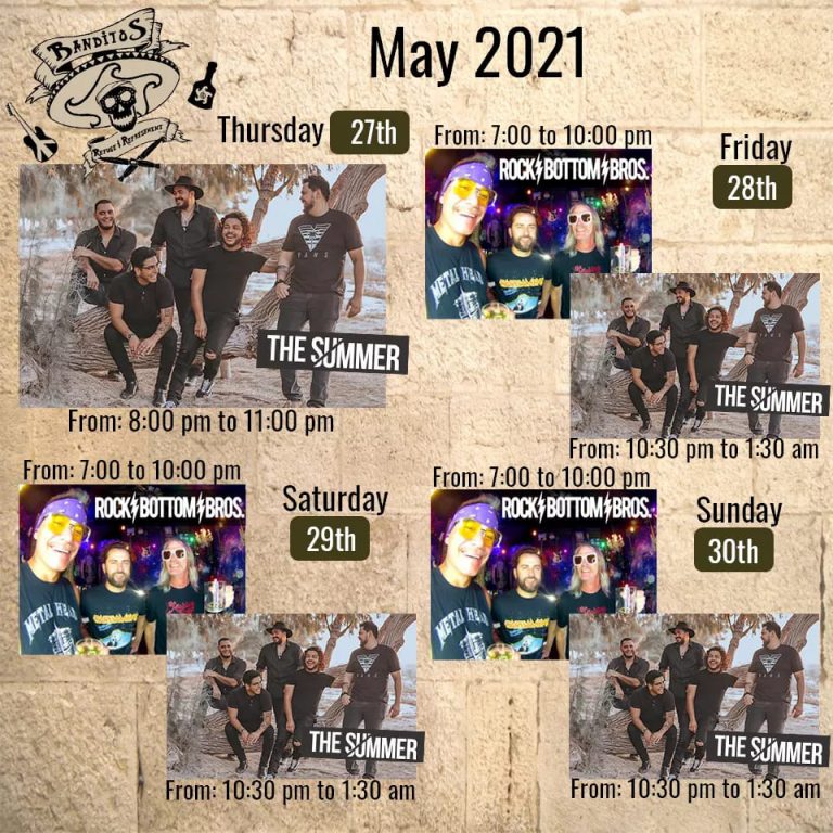 Banditos Memorial Day Weekend Music Schedule Rocky Point 360