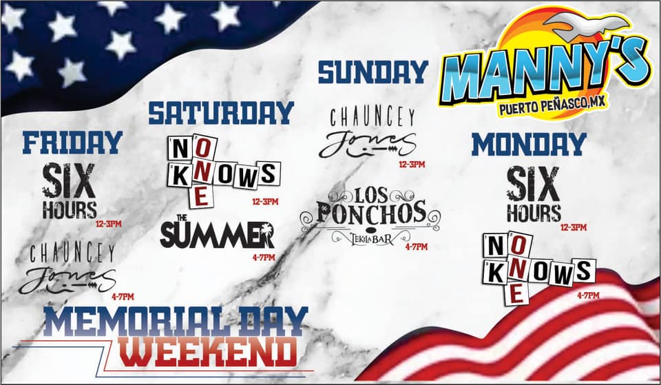 Mannys-Memorial-21 Manny's Memorial Day Weekend Music Lineup