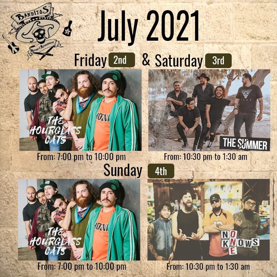 Banditos-4th-July-Weekend-21 Banditos 4th of July Weekend Music Lineup