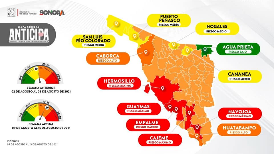 aug-mapa-anticipa Puerto Peñasco still at yellow on state map