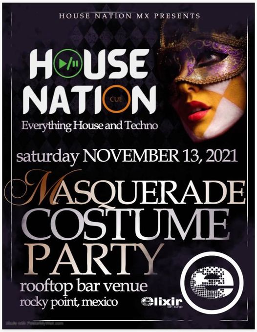 Elixir-Masquerade-Costume-Party-Nov-13-21 House Nation Masquerade Costume Party at Elixir