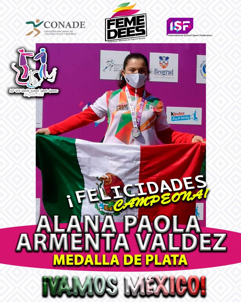 alana-paola-silver-medal-956x1200 World School Sport Silver medal for Alana Paola