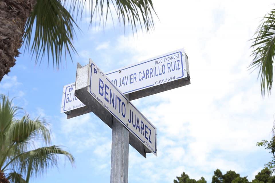 carrillo-street-name Blvd. Francisco Javier Carrillo signage pays homage to former City servant