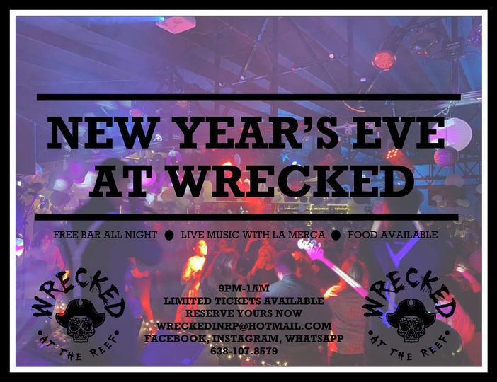 Wrecked-NYE-Tickets-21 New Year's Eve at Wrecked At The Reef