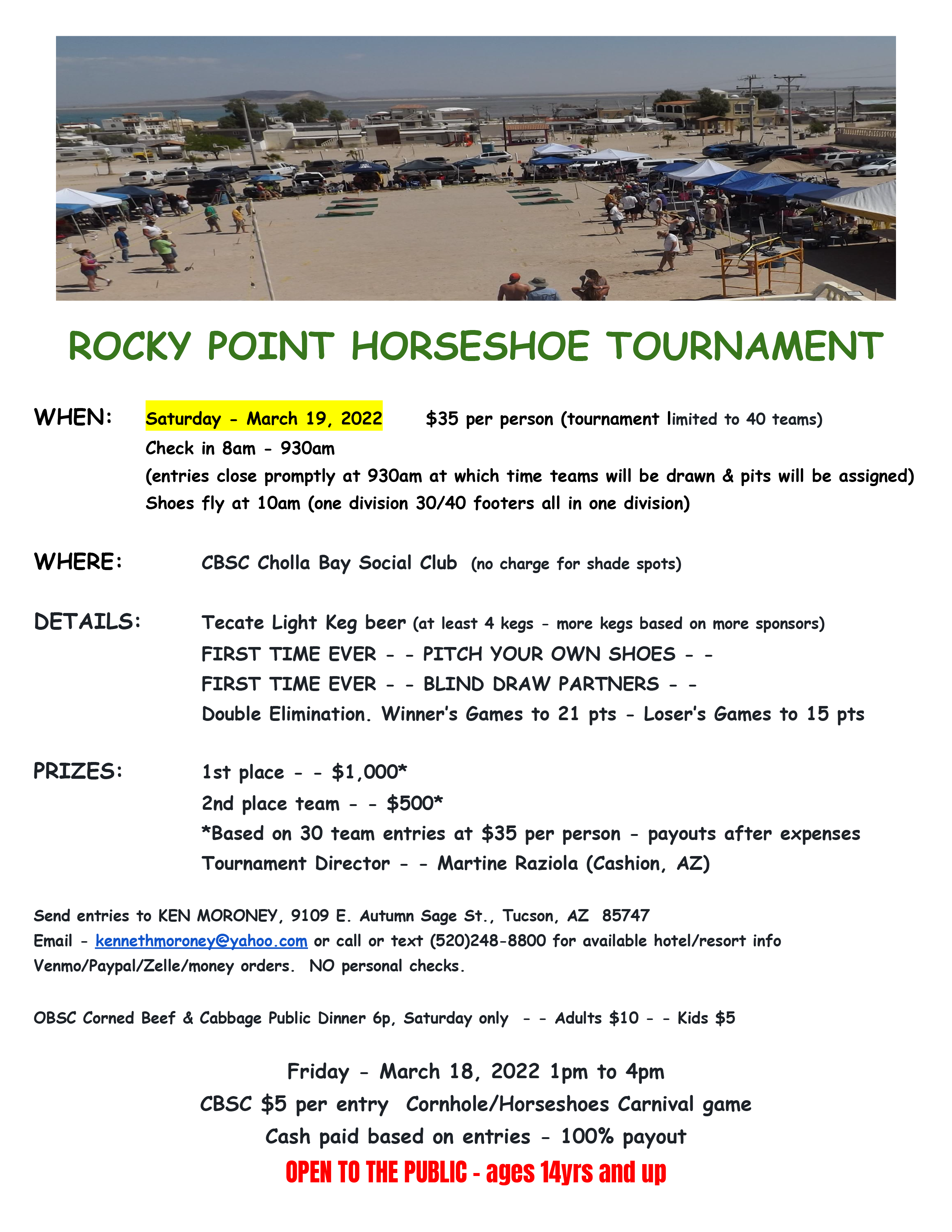 CBSC-HORSESHOE-TOURNAMENT-22 Rocky Point Horse Shoe Tournament