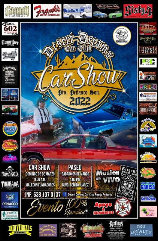 Desert Dreams Peñasco Car Club Car Show | Rocky Point 360