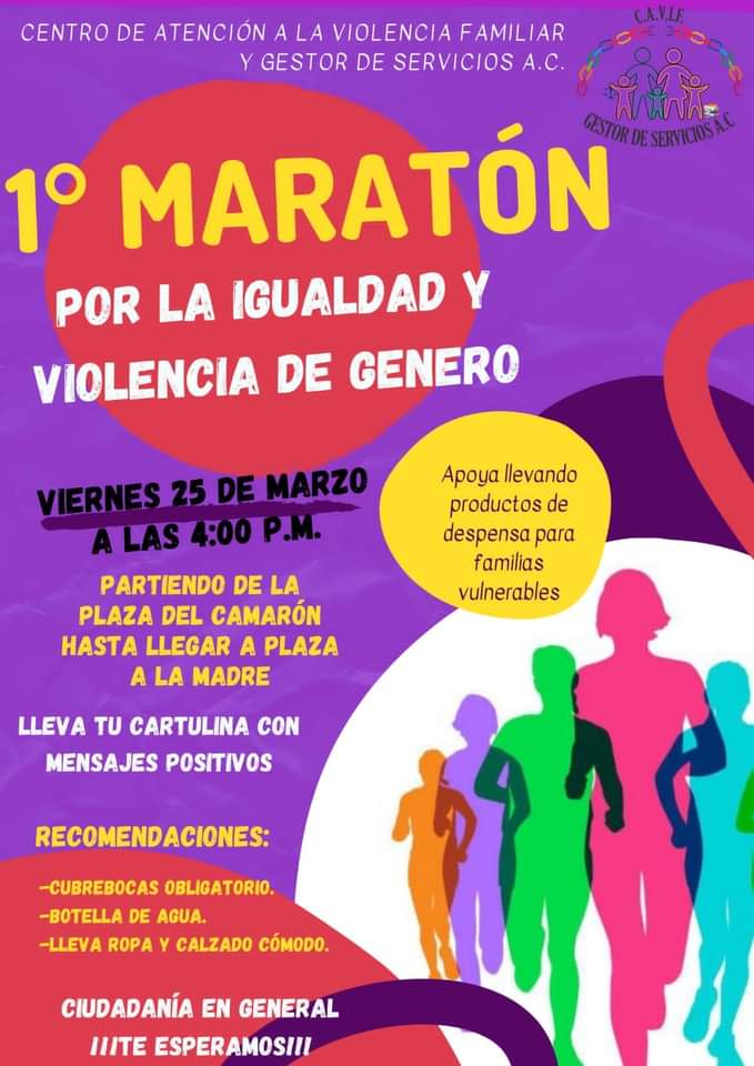 Maraton-por-la-igualdad-22 1er Maraton Por La Igualdad Y Contra La Violencia De Género