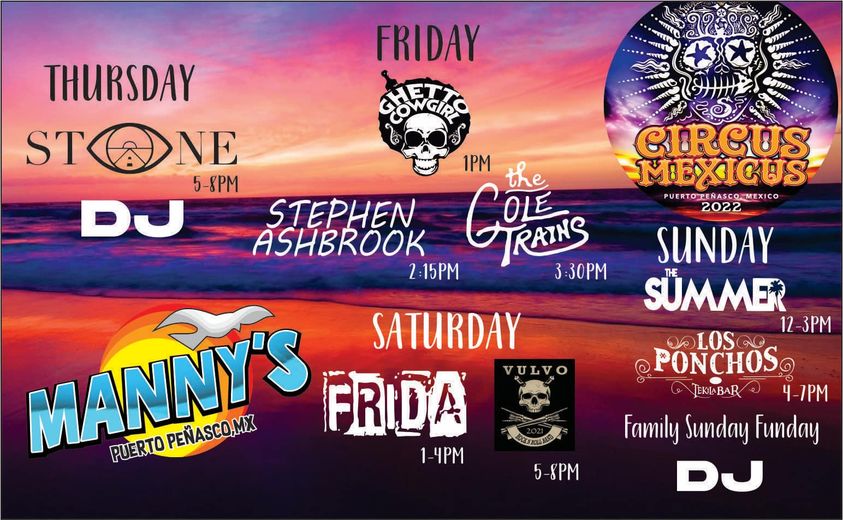 Mannys-Activities-June-Weekend-22 Manny's Beach Club Weekend Music Lineup