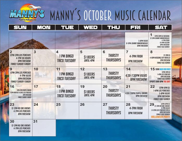 Mannys-October-22 Vulvo live at Manny's Beach Club