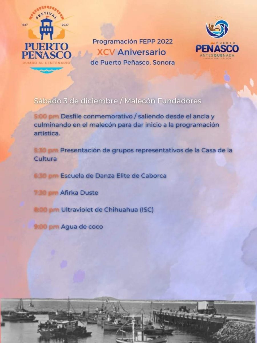 Programa-3-Diciembre-Penasco-Centenario-900x1200 Puerto Peñasco Festival "Towards the Centennial"