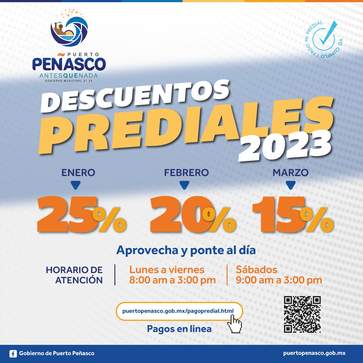 2023-predial-discounts Updated property value among factors of tax impact in Puerto Peñasco