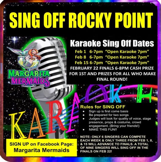 Margarita-Mermaids-Karaoke-Sing-Off-Wednesdays-Feb-23 Karaoke Sing Off Finals @ Margarita Mermaids