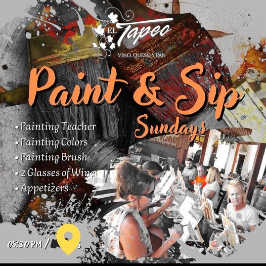 El-Tapeo-Paint-Sip-Sundays-23 Summer @ Rocky Point Weekend Rundown